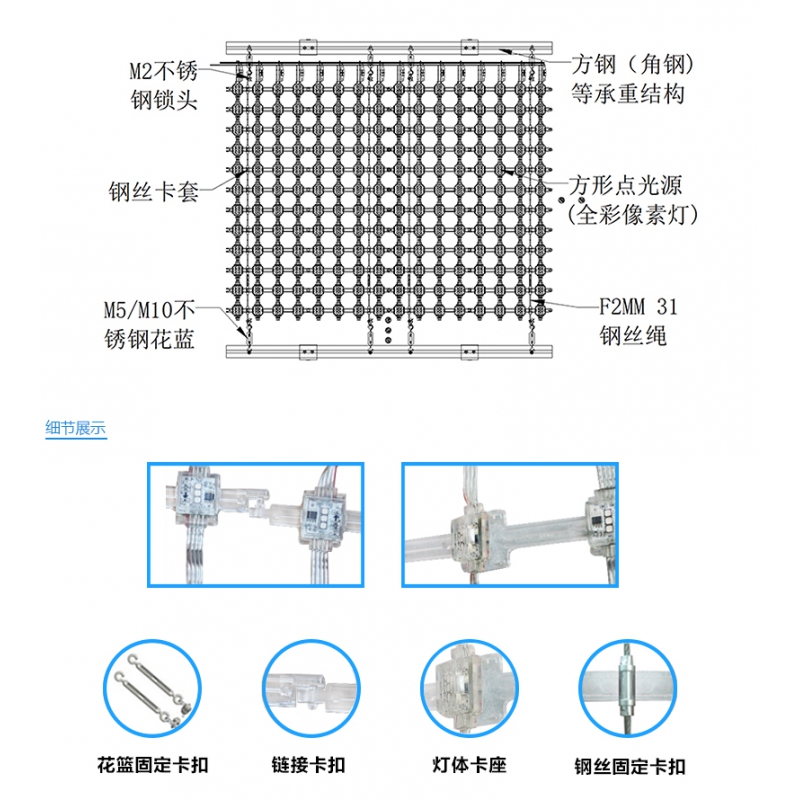 P62.5全彩網(wǎng)格屏，網(wǎng)格軟屏，戶(hù)外LED網(wǎng)格屏